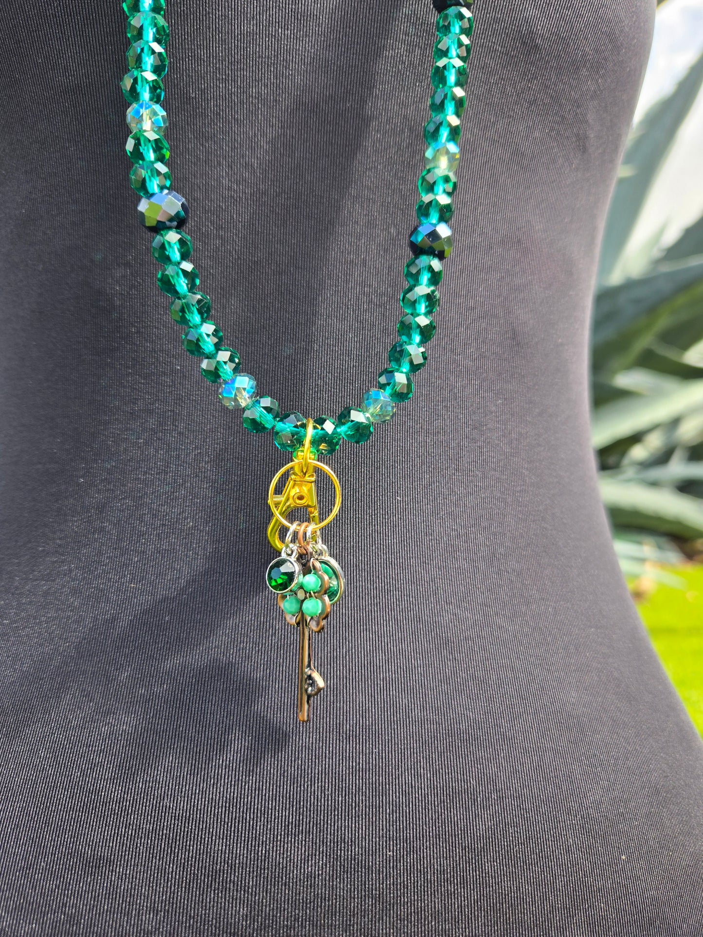 Cord Collection GREEN DRAGON (GLASS BEADS)