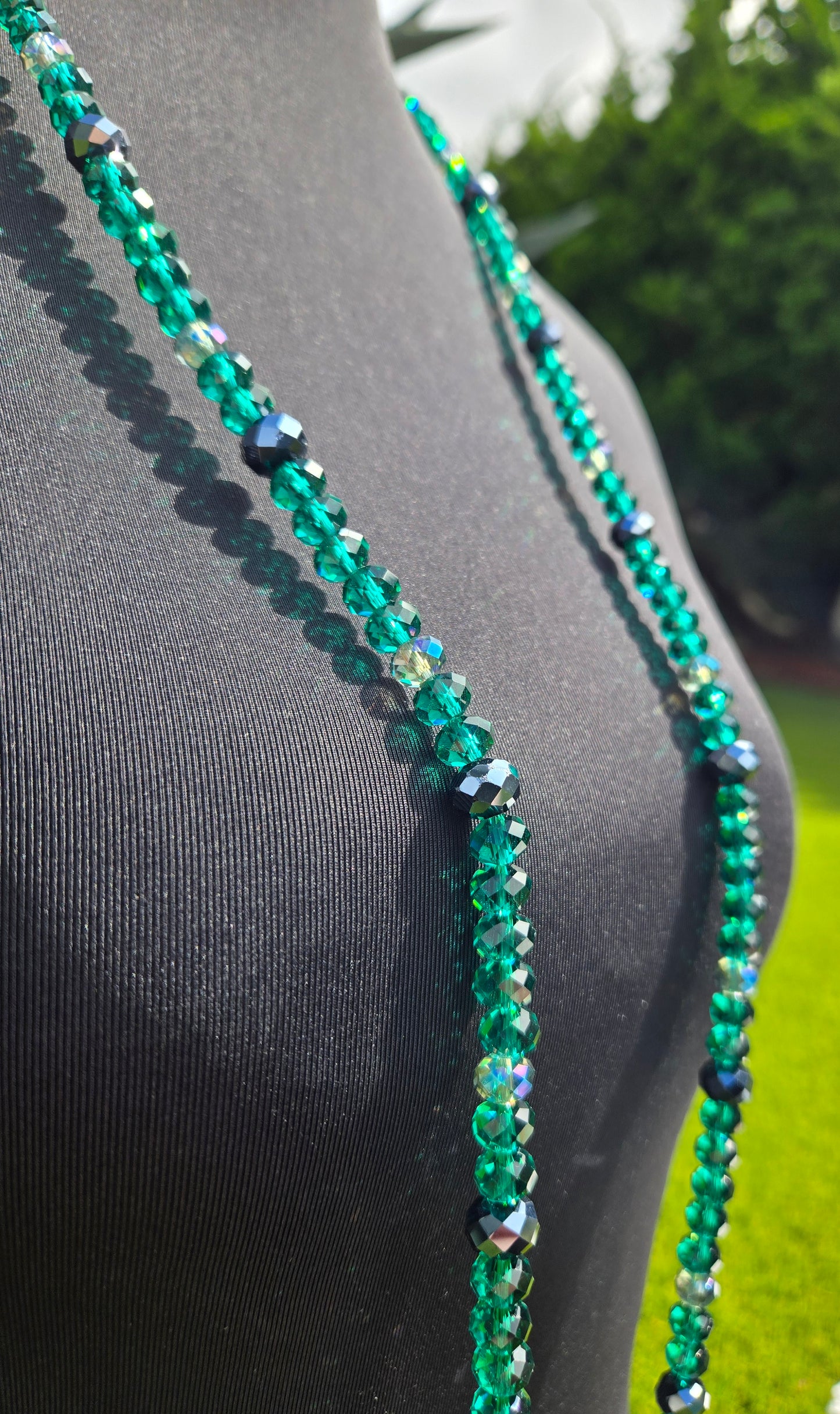 Cord Collection GREEN DRAGON (GLASS BEADS)