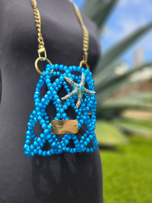 MINI Basket Collection (BLUE PLASTIC BEAD)