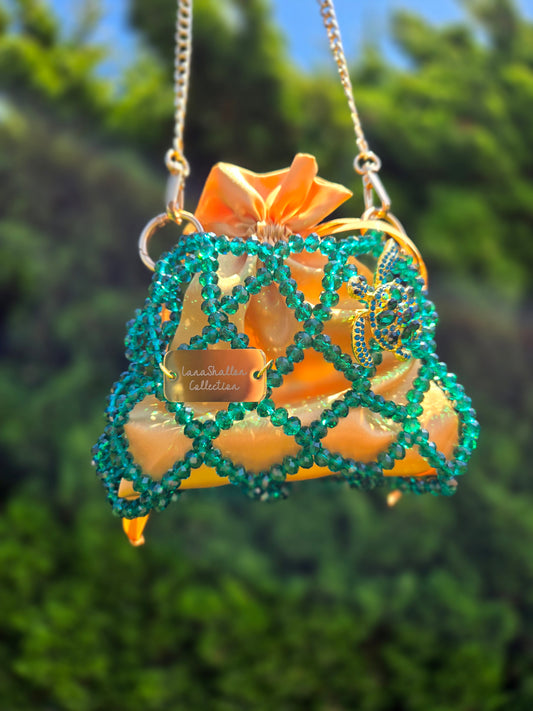 Basket Collection (GREEN GLASS BEAD)