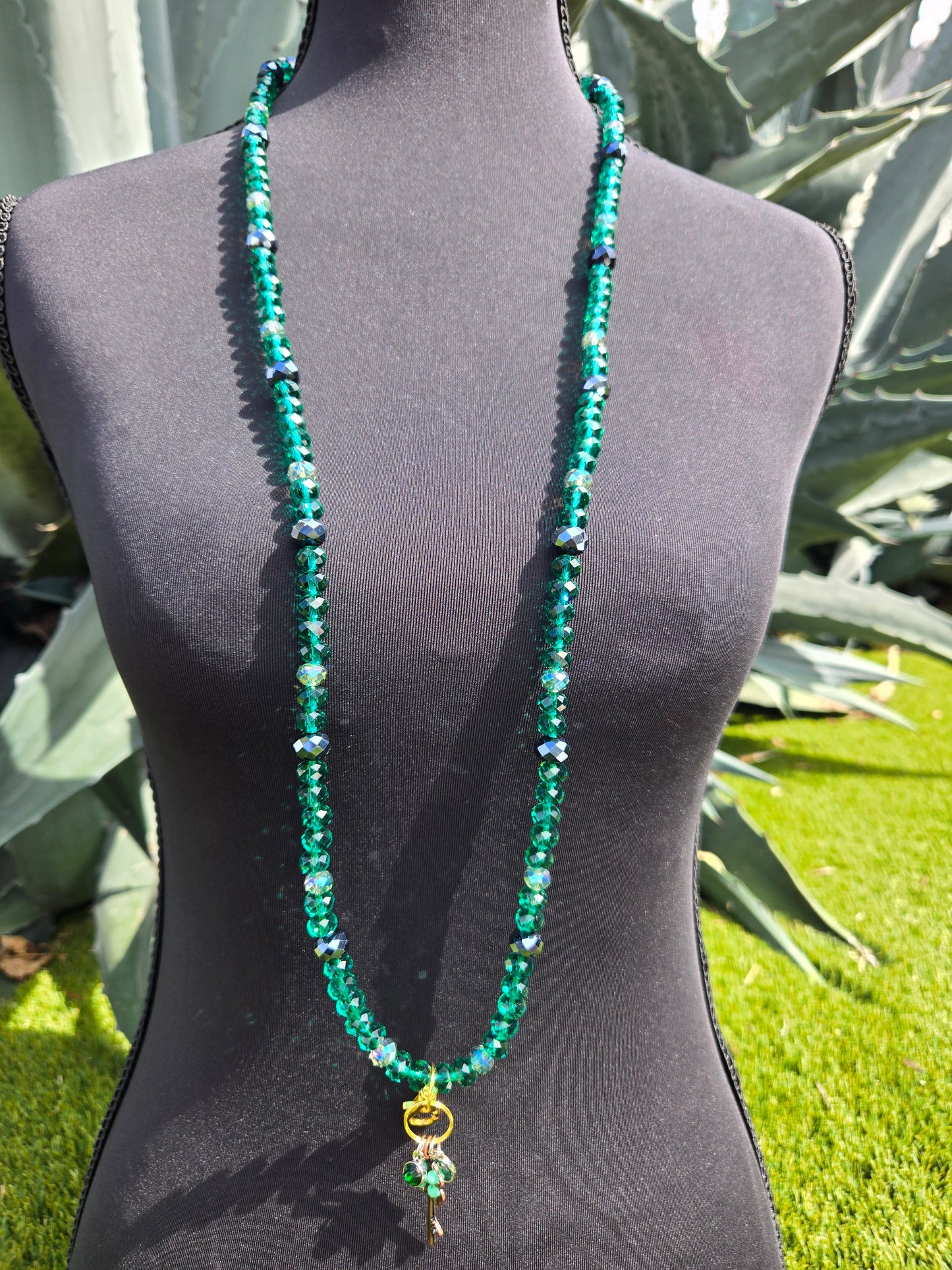 Cord Collection GREEN DRAGON (GLASS BEADS)