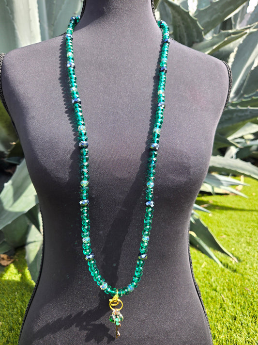 Cord Collection GREEN DRAGON (GLASS BEADS)