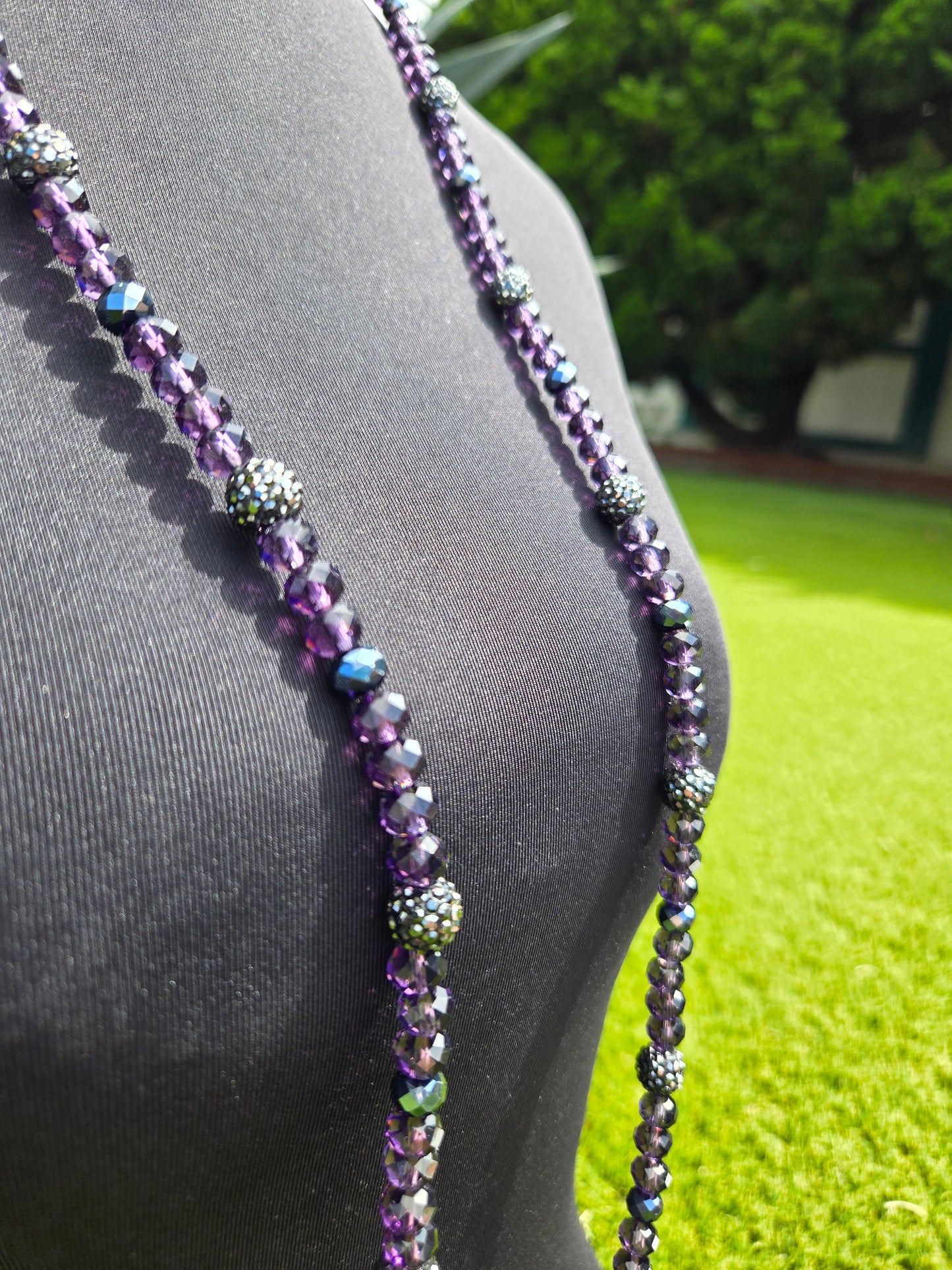 Cord Collection PURPLE MAJIC (GLASS/PLASTIC BEADS)