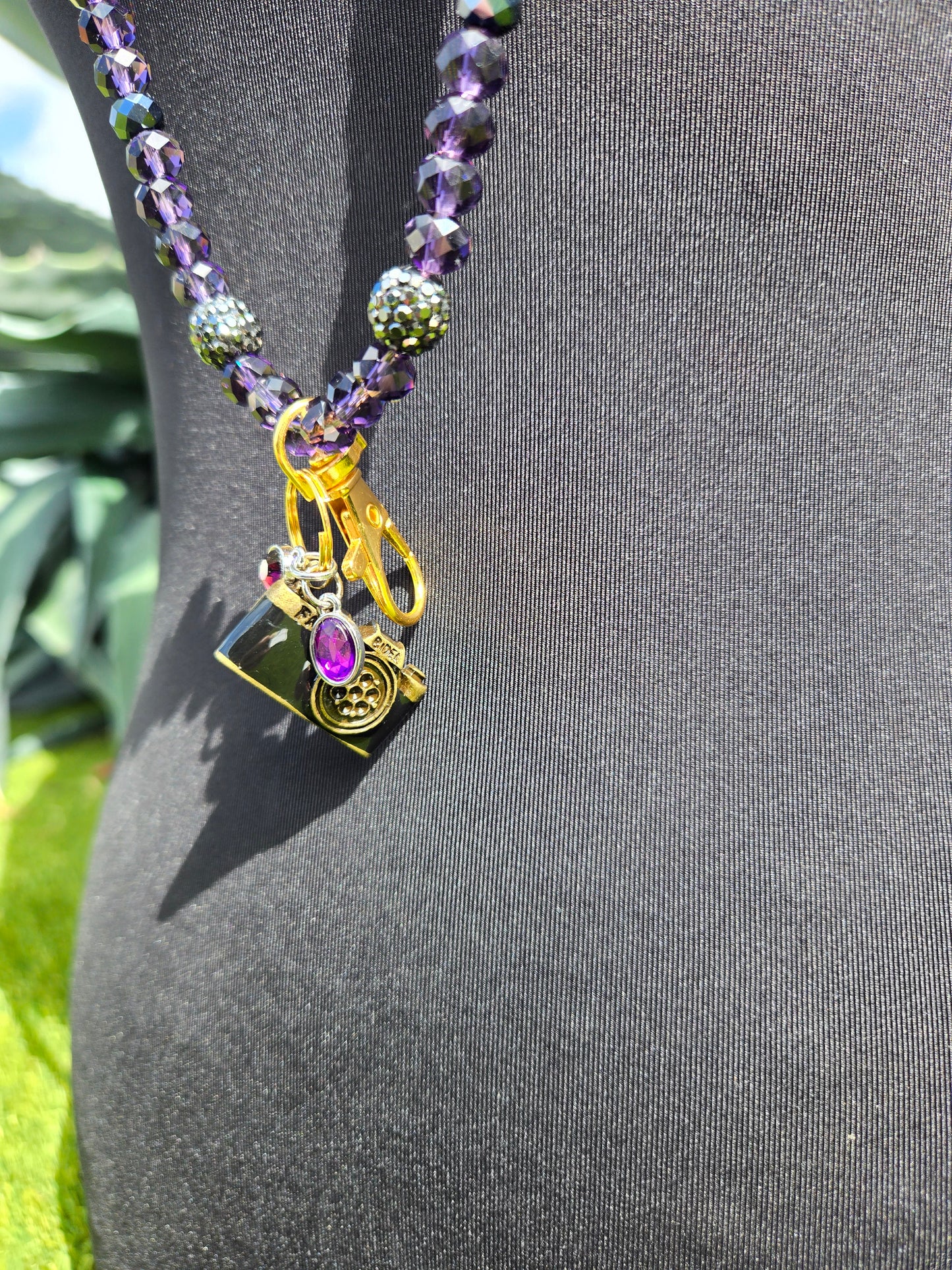 Cord Collection PURPLE MAJIC (GLASS/PLASTIC BEADS)